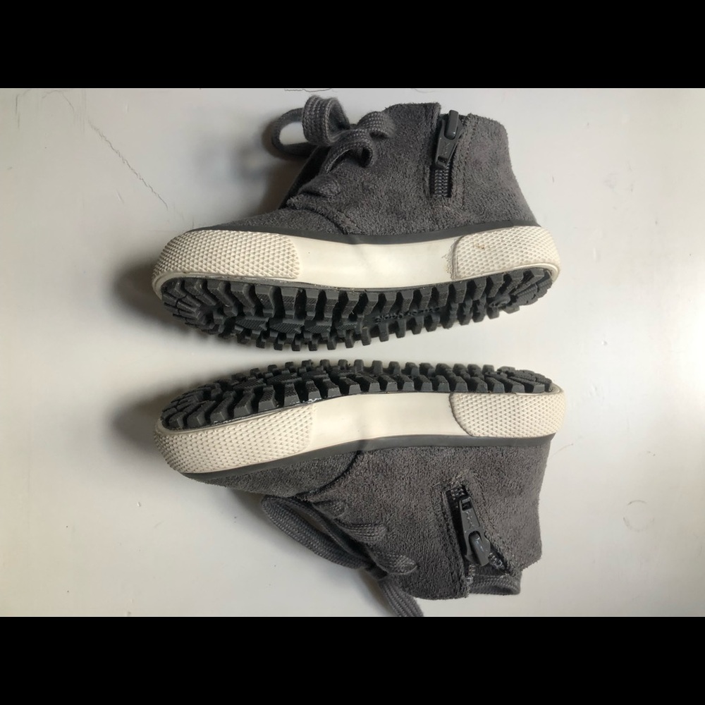 Carters Boys Gray Suede boots